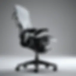 Ergonomic chair with adjustable features