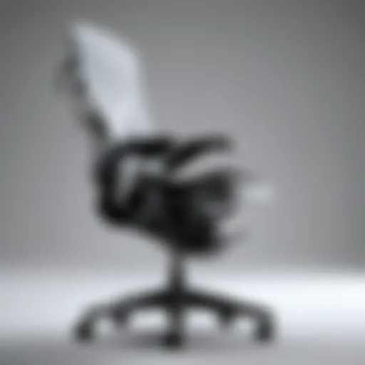 Ergonomic chair with adjustable features