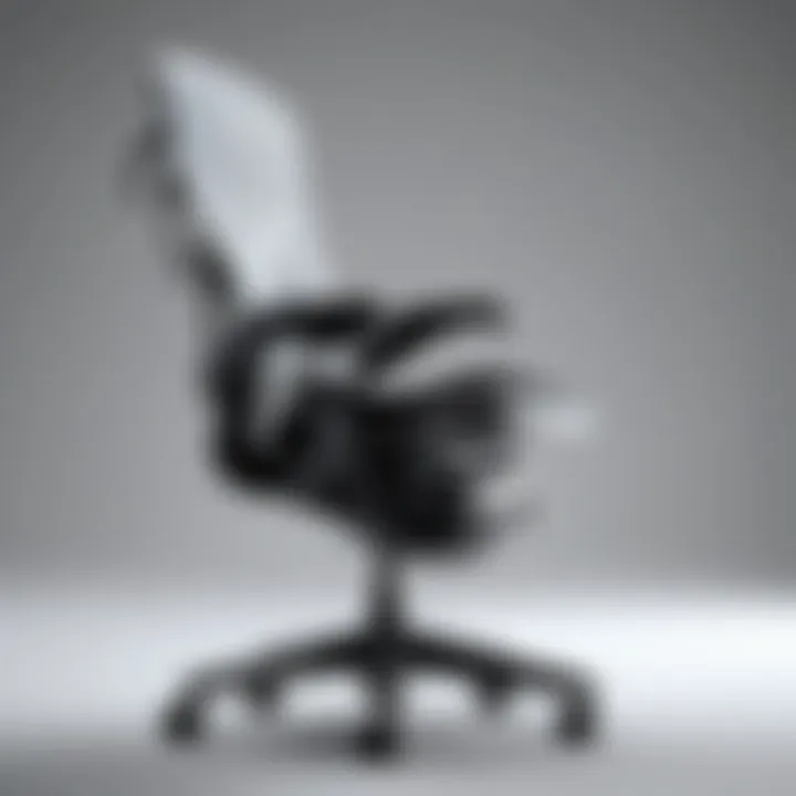 Ergonomic chair with adjustable features