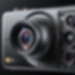 High-resolution home security camera capturing clear footage