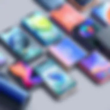 Diverse mobile devices showcasing various no-contract plans