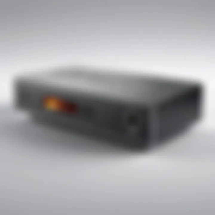 Front view of the Amazon Firebox showcasing its sleek design