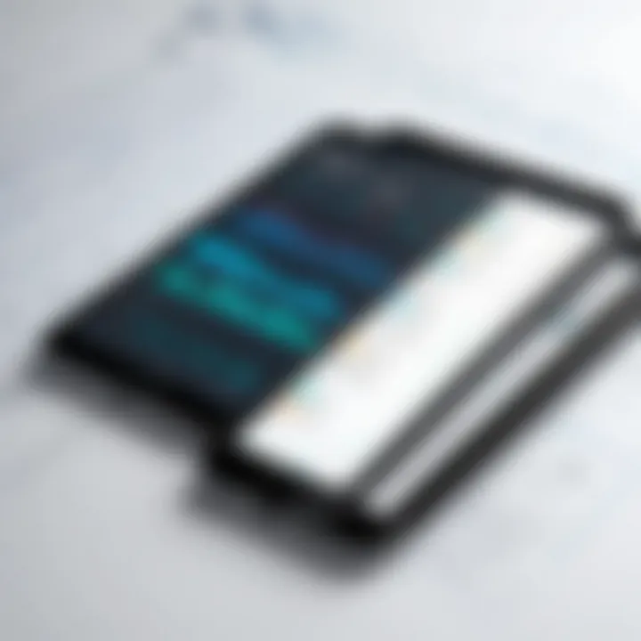 Graph illustrating the benefits of using financial tracking applications for savings