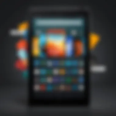 Amazon storefront displaying various Kindle Fire tablet models