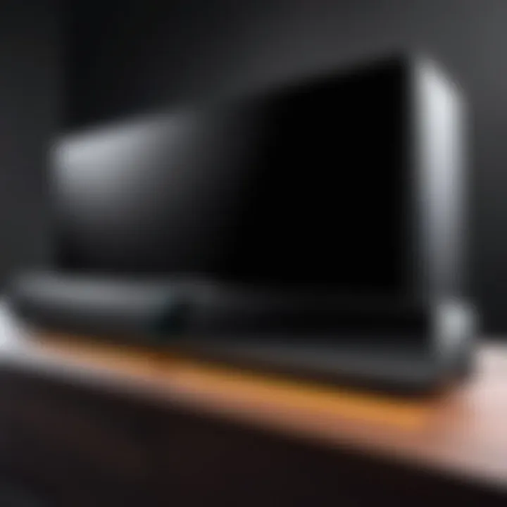Comparison chart between the Alienware soundbar and its competitors.