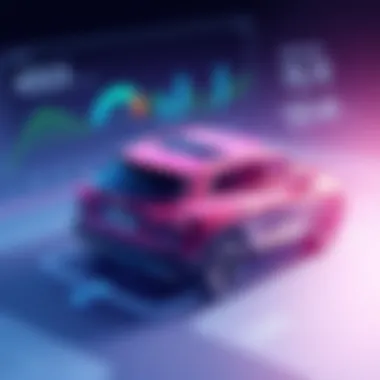 Performance Insights into Audi's Electric SUV Audi electric SUV performance metrics display