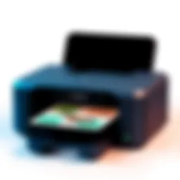 Sleek design of a modern AirPrint printer