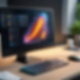 PC cleaning software interface showcasing features