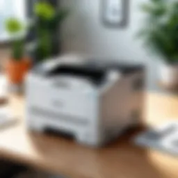 Efficient color laser printer for home office