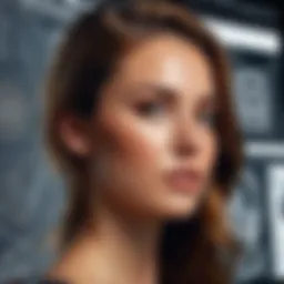 A high-resolution large format scanner capturing intricate artwork details