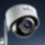 High-Resolution Outdoor Security Camera High-resolution outdoor security camera with night vision capabilities