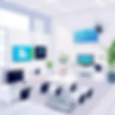 A home setup showcasing integrated smart security devices