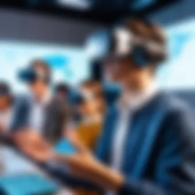 Engaging Students through Virtual Reality Students using virtual reality for education