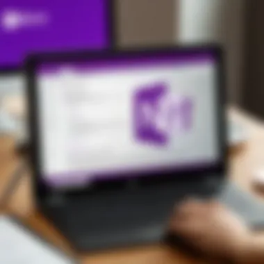 Utilizing OneNote for Effective Team Collaboration Illustration of collaboration tools within OneNote for team projects