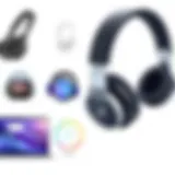 Wireless headphones designed for travel with noise-cancellation features