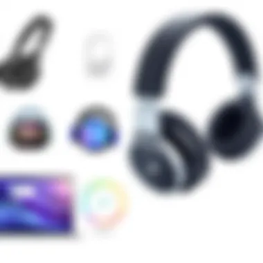 Wireless headphones designed for travel with noise-cancellation features