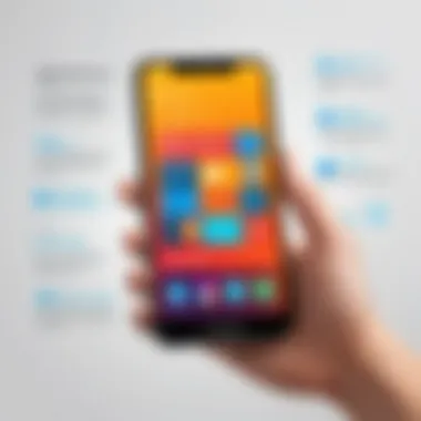 Infographic illustrating the benefits of blocking apps for productivity