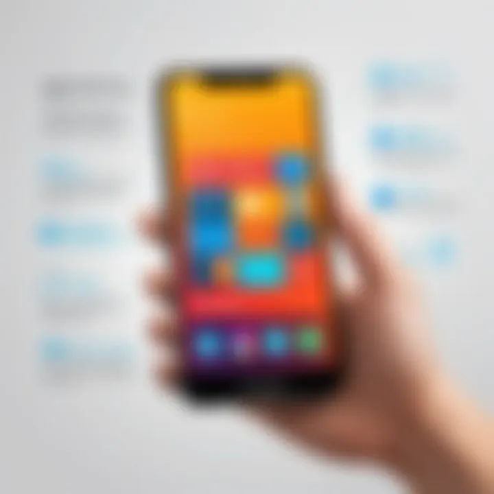 Infographic illustrating the benefits of blocking apps for productivity