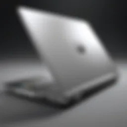 A sleek budget-friendly HP laptop showcasing its design