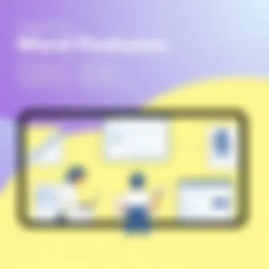 Showcasing collaborative features of word processing apps