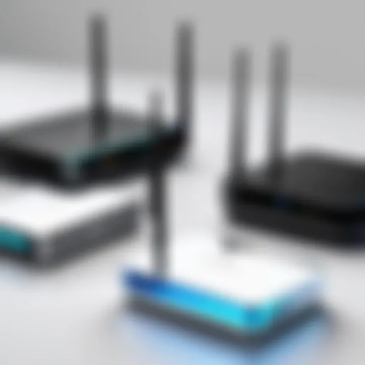 Comparison of different router types