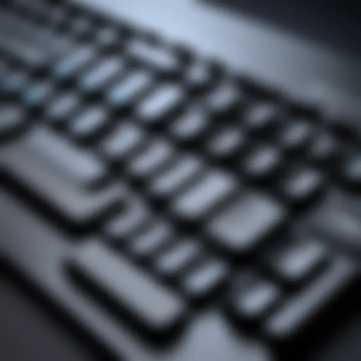 Ergonomic features highlighted in a compact keyboard.