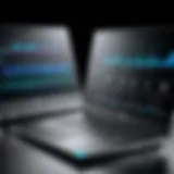 Performance comparison of Dell laptops showcasing processing power and speed.