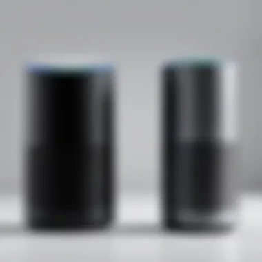 Performance Comparison: Alexa vs Google Assistant Diagram showing performance metrics of Alexa and Google Assistant