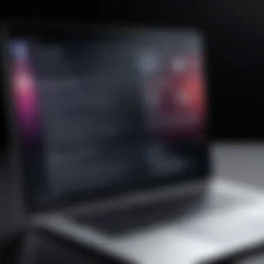 Understanding Apple Laptop Technical Specifications Technical specifications displayed on an Apple laptop screen