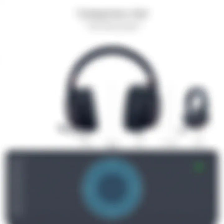 Comparison chart of the Arctis Pro wired headset against other leading headsets.