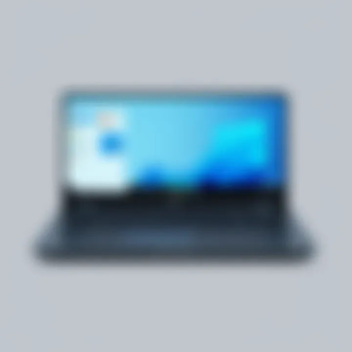 Inspiron 17 Inch Laptop displaying its software capabilities