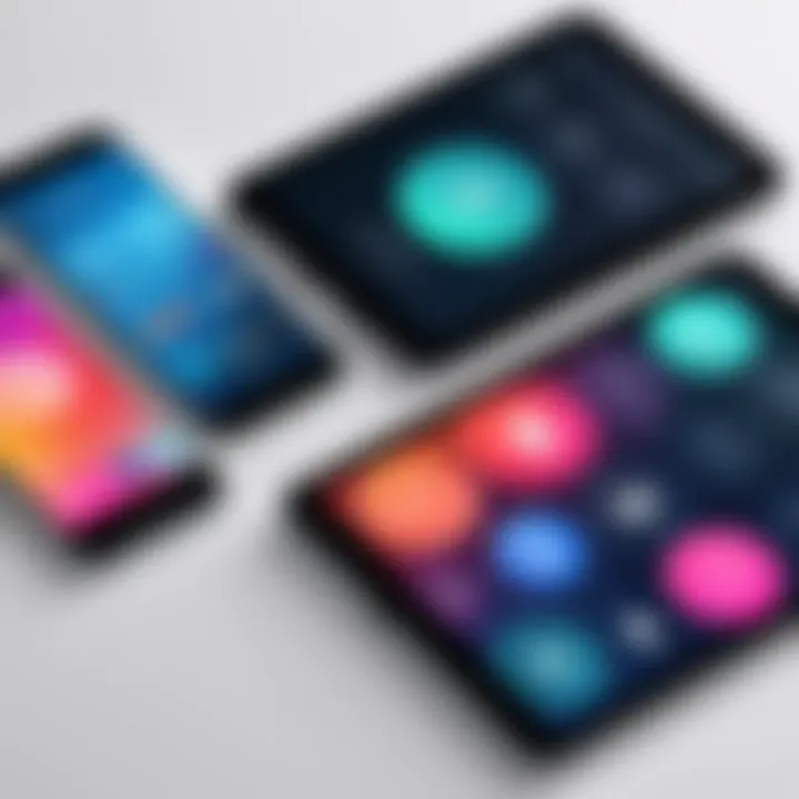 Comparison chart of various mobile devices highlighting consumer preferences.