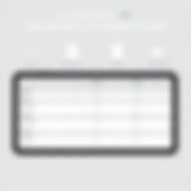 Comparison chart of different iPad models and their specifications.