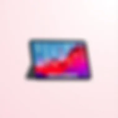 Latest iPad Pro model showcasing its sleek design and advanced features.