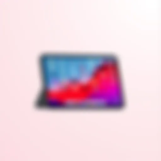 Latest iPad Pro model showcasing its sleek design and advanced features.