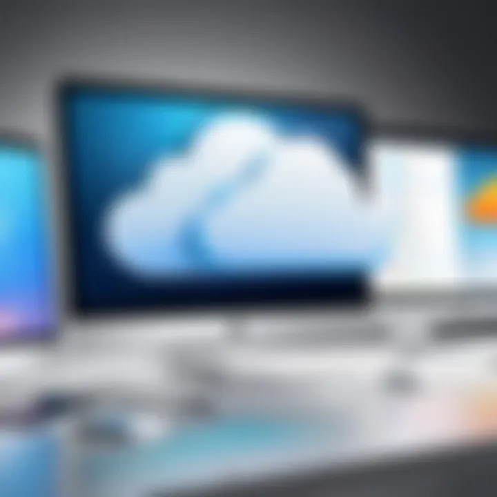 Visual comparison of different Mac cloud backup solutions