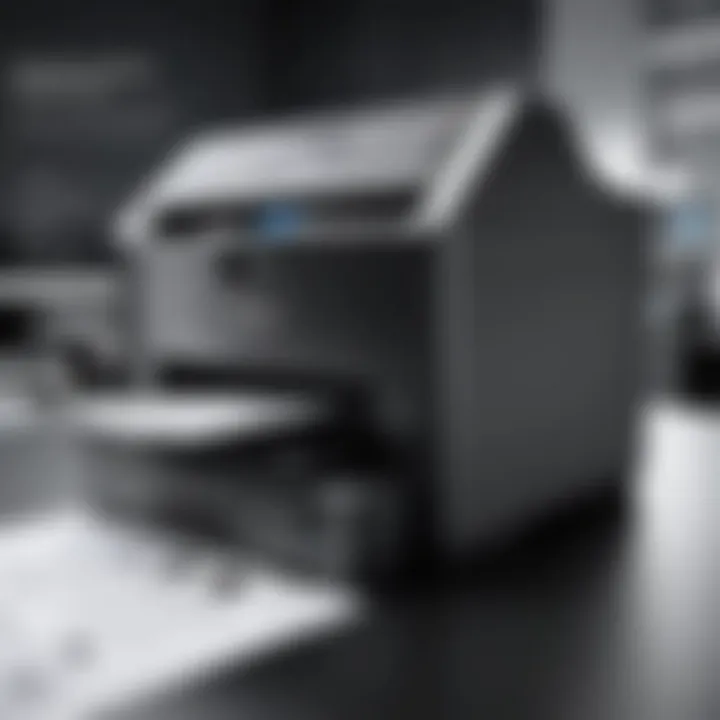 Feature highlights of advanced monochrome laser printers