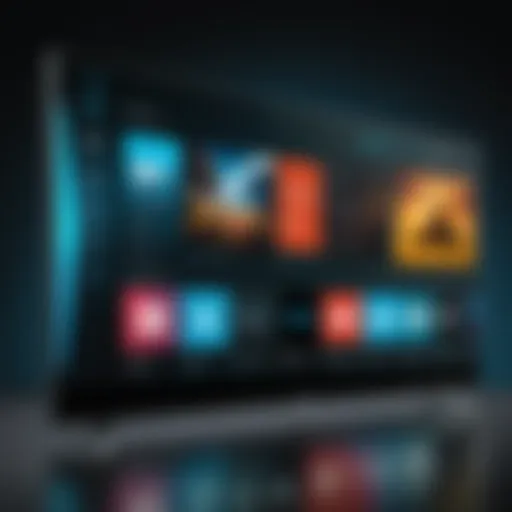 User interface of Kodi showcasing app installation options