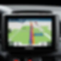 Garmin Nuvicam LMTHD GPS unit showcasing display features