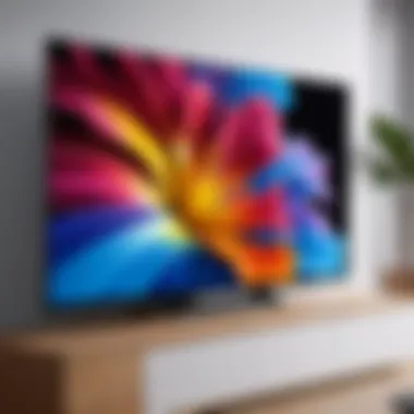 Display showcasing vibrant colors