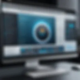 Interface of SuperAntiSpyware Professional showcasing its scanning capabilities