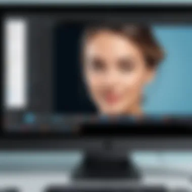 Illustration of user-friendly webcam software interface