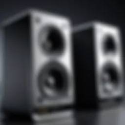 High-quality computer speakers with integrated microphone