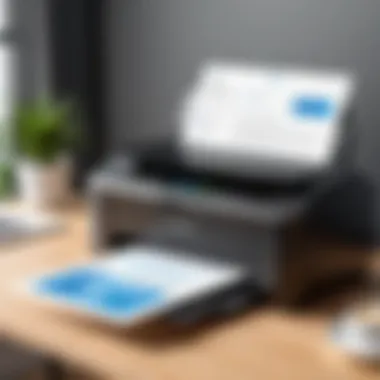 Wireless printer setup interface
