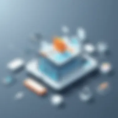 Conceptual architecture of a messaging application