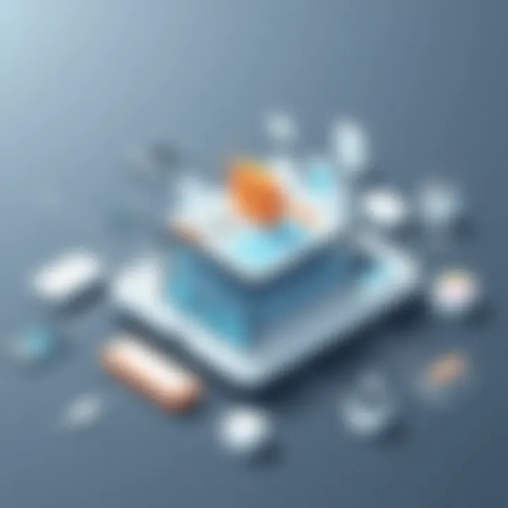 Conceptual architecture of a messaging application