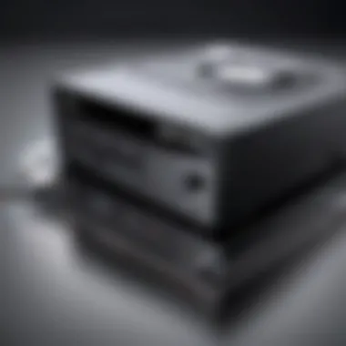 Illustration of a VCR tape being connected to a digital converter
