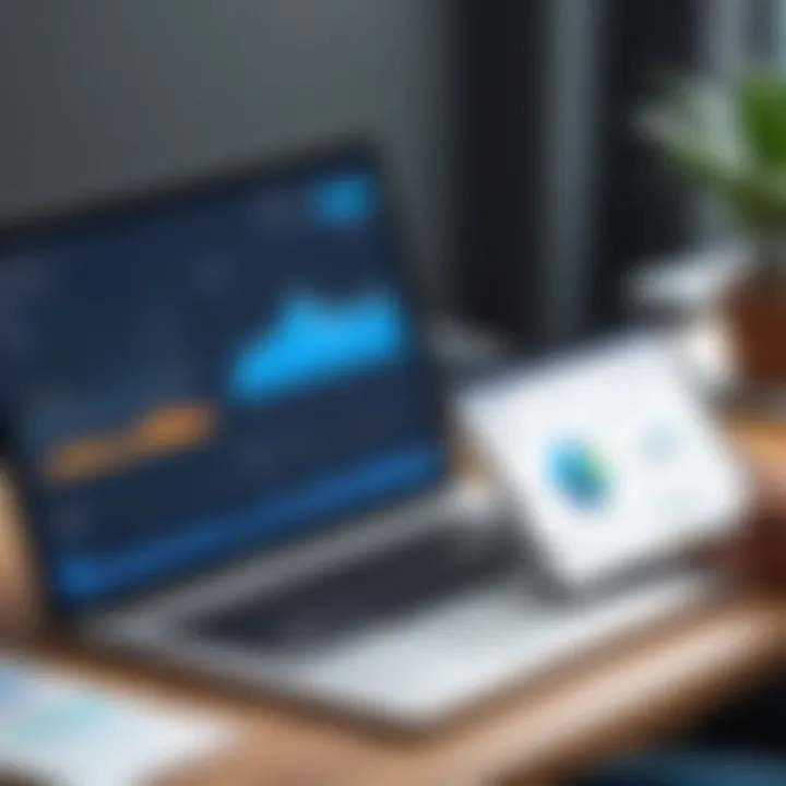 Dashboard of SimilarWeb showcasing metrics