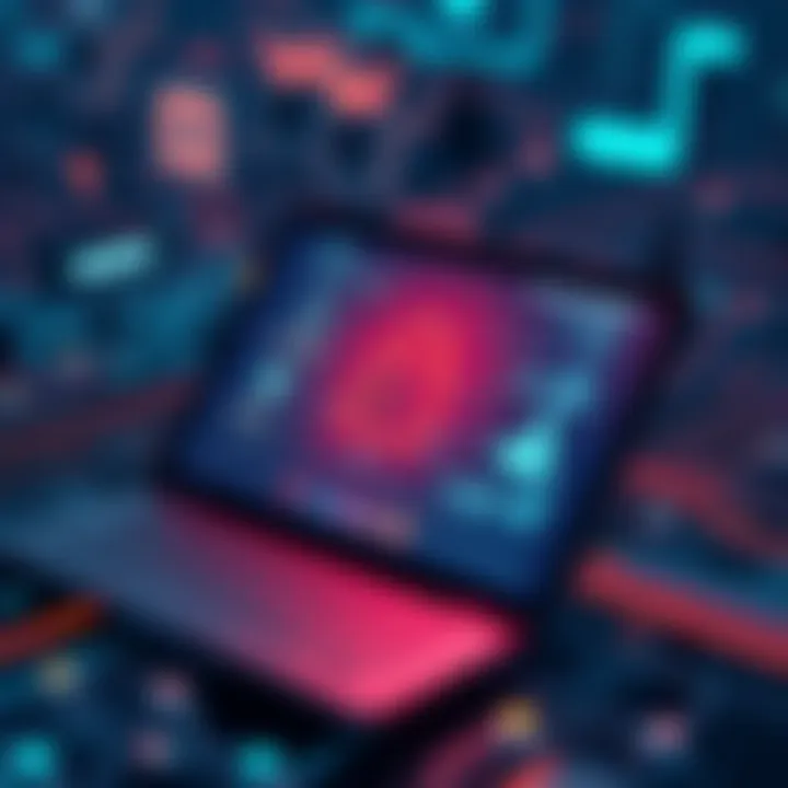 Illustration of privacy concerns in digital communications