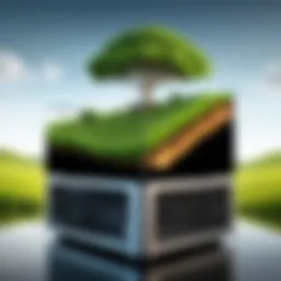 A serene landscape symbolizing environmental sustainability.